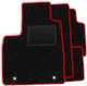 Komplette Velours-Teppichboden Auto Fußmatten Ford Explorer II 2001-2006 Rote Kante