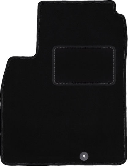 Black Driver Mat Nissan Micra K13 Hatchback 2010-2016