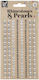 Craft Id Karte 212 Aufkleber Perlen & Strasssteine Silber Nuancen