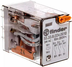 Transmitter 3P 10A 24V AC Test Button 55.33.8.024.0010