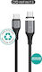 eSTUFF Magnetisches USB 2.0 Kabel USB-C männlich - USB-C Schwarzes 2m ES604265