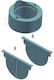 Top X Mounting Kit Black Channels Including 2 End Walls An Adapter Connection To Sewage System Installation Instructions