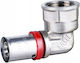 Diamond Γωνιακή σύνδεση σωλήνα Messing 16mm rimex_5907547667756