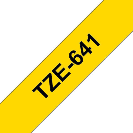 Brother Tze-641 Label Maker Tape in Black Colour Compatible with Brother TZe/TZ