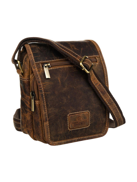 Leather Men's Bag Shoulder / Crossbody Brown