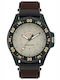 Timex Expedition Ανδρικό Ρολόι 42mm Μπαταρίας με Καφέ Υφασμάτινο Λουράκι