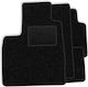 Moltico Σετ Μπροστινά και Πίσω Πατάκια Universal 4τμχ Mazda 3 2013-2018 Μαύρα