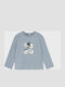 Kids' Shirt Long Sleeve Light Blue