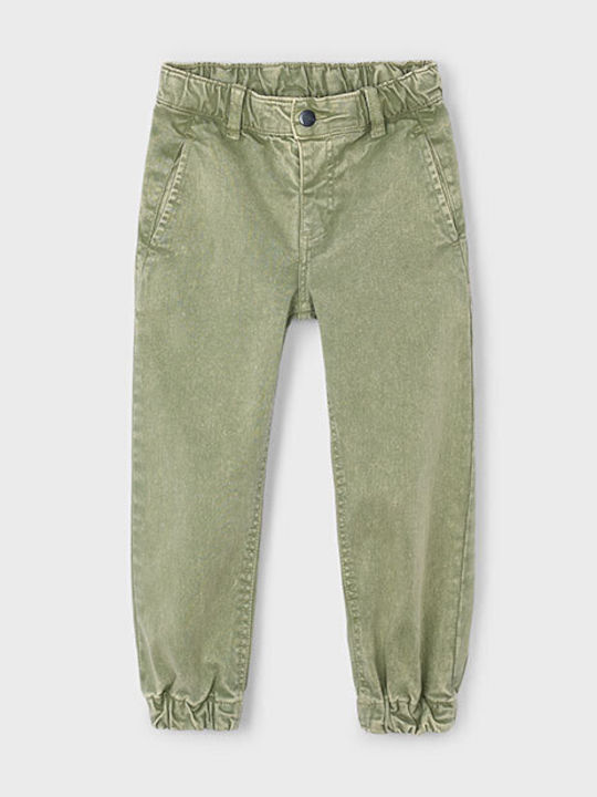 Mayoral Kids' Pants Light Green