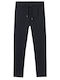 Kinder Hose Chino Stoff Schwarz