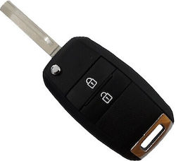 Remote Shell Two Buttons Blade HYN17 Foldable