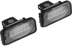 Φανος Αριθμου Mercedes C-class W203 Clk A209 Clk C209 Sl R230 Chrysler Crossfire '00-'12 Can Bus Led 2tem