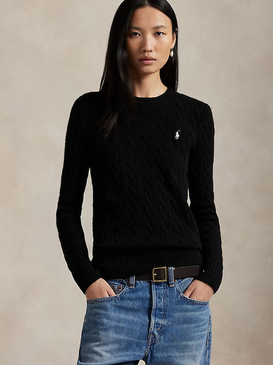 Ralph Lauren Γυναικείο Πουλόβερ Μάλλινο Μαύρο