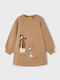 Children's Dress Sweatshirt Long Sleeve Camel