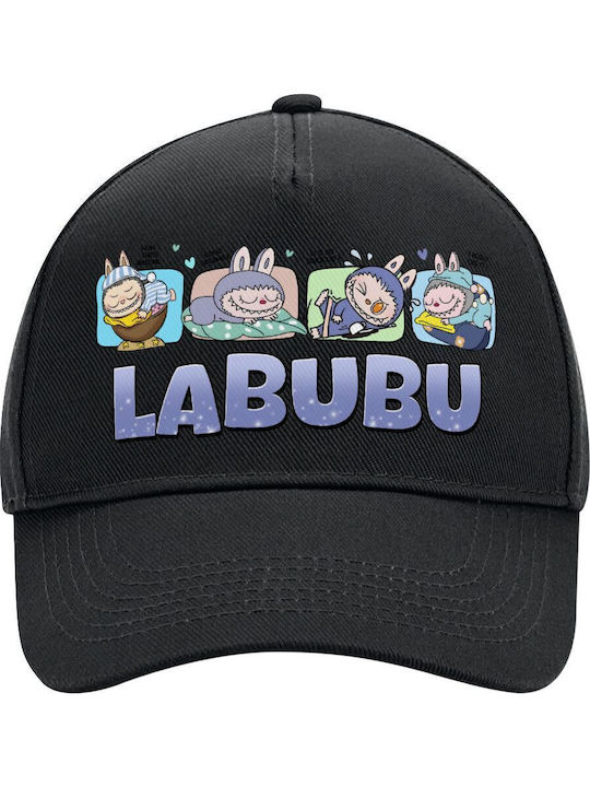 Labubu Καπέλο Ενηλίκων Ultimate Μαυρο 100% Βαμβ...