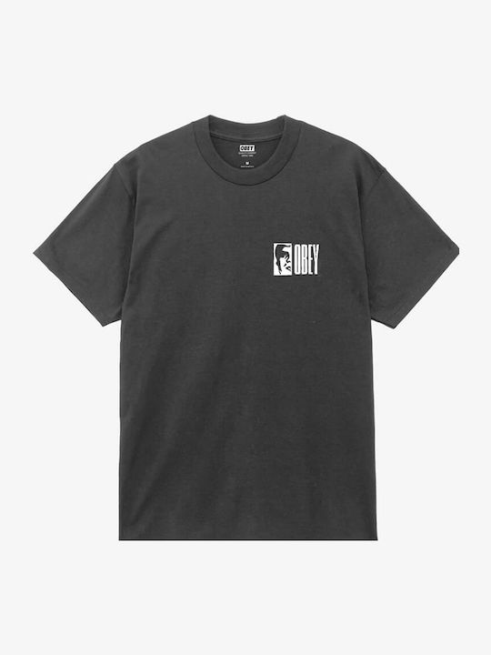 Obey T-shirt Μαυρο