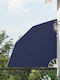vidaXL Garden Sideway Sunshade Roller Navy Blue 1.4x1.4cm