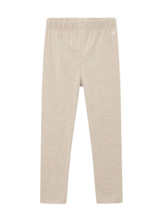 Mayoral Kids Legging Long Dark Beige