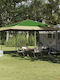 vidaXL Gazebo Grădină Verde x4m