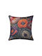 Silk Fashion Colorful Throw Pillow Cover 45x45cm