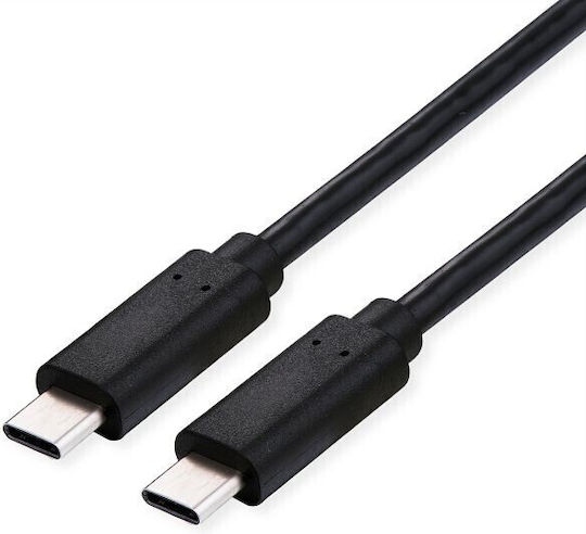 Roline USB 4 Video Cable USB-C male - USB-C 240W PD Μαύρο 1m 11.02.9091
