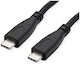 Roline USB 2.0 Cable USB-C Male - USB-C 100W PD Gold 0.5m