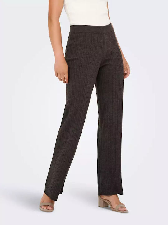 Only Thea Femeiesc Tesatura Pantaloni Brown