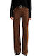 Women's Fabric Trousers Leopard Animal Print
