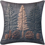 Silk Fashion Christmas Decorative Square Pillow...