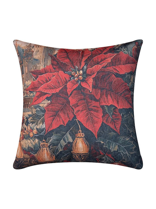 Silk Fashion Christmas Decorative Square Pillow...