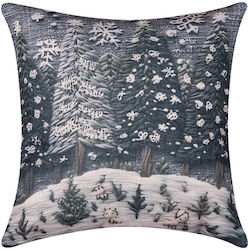 Silk Fashion Husă Decorativă de Crăciun pentru Pernă Pătrată 45x45buc Silk Fashion Husă Decorativă de Crăciun pentru Pernă Pătrată 45x45buc
