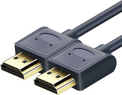 Cabletime PP5210131130735 HDMI male - HDMI male 1m Μπλε