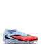 Nike Phantom 6 High Acad Fg/mg Football Shoes with Cleats Blue