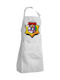 Koupakoupa Brawl Stars El Primo Ποδιά Κουζίνας Λευκή 22x40cm KP_30935_apron-bbq-adult