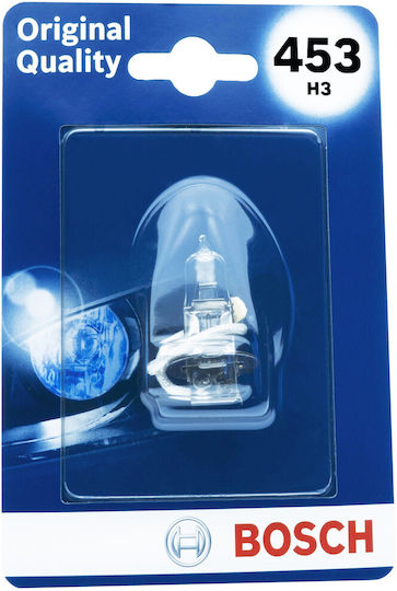 Bosch Car Lamp H3 Halogen 3200K Warm White 12V 55W