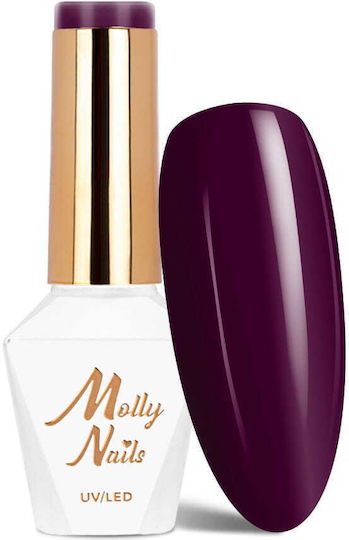 Molly Nails Хибриден Лак за Нокти 495 с Glitter 8гр 1бр