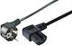 Microconnect Schuko - IEC C15 Cable 3m Μαύρο W128851782