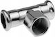 Press Fitting Tee 18x1/2" G W Steel
