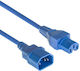Microconnect IEC C14 - IEC C15 Cablu 1.8m Albastru (PE1415B18)