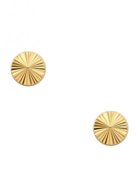 Polytimo Earrings made of Gold 9K with Diamond