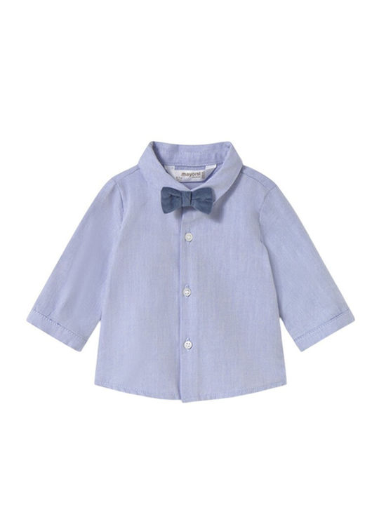Mayoral Kinder Hemd Langarm Blau