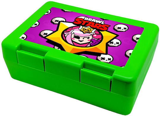 Koupakoupa Brawl Stars Melodie Plastic Kids' Food Container Brawl Stars Green x x 6.5cm