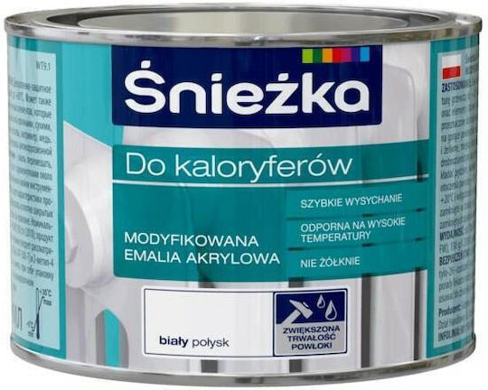 Śnieżka Spezialfarben und Zusatzstoffe Radiator Lack Modifizierte Acryl Emaille 0.4l