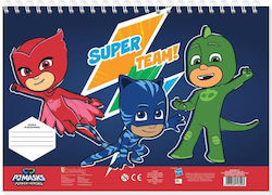 Μπλοκ Ζωγραφικης 23χ33 40 Φ Αυτοκ.+ Στενσιλ Pj Masks 484312 Μπλοκ Ζωγραφικης 23χ33 40 Φ Αυτοκ.+ Στενσιλ Pj Masks 484312
