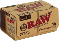 Raw Ρολό Slim King Size με Τζιβάνες 5m Raw Ρολό Slim King Size με Τζιβάνες 5m