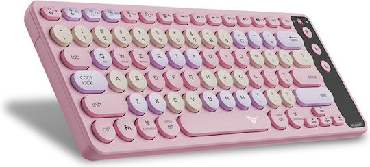 Alcatroz AIRDOCK 2 Kabellos Bluetooth Nur Tastatur Internationales Englisch Spring Pink