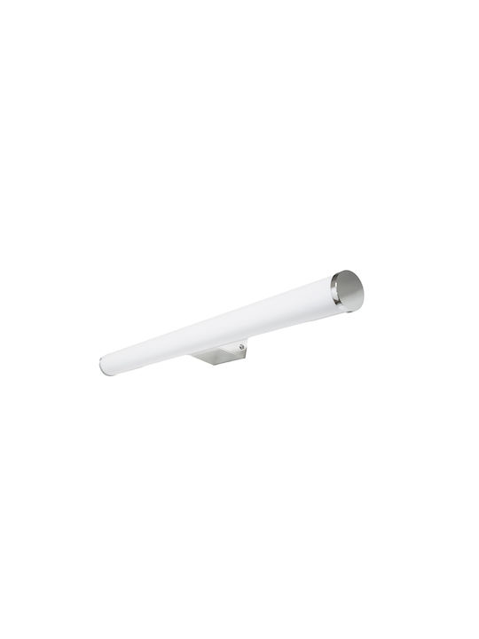 Adeleq Leuchte Wand mit Integrierter LED und Neutralweißes Licht Silber 9.6x4.5cm