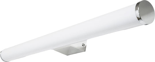 Adeleq Lamp Wall with Integrated LED and Natural White Light Silver 9.6x4.5cm