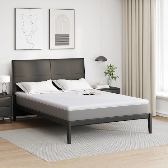 vidaXL Schutzauflage Doppel Weiß 140x190cm