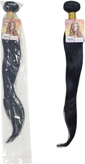 Hairpieces with Natural Hair in Dark Chestnut Color 50.8cm